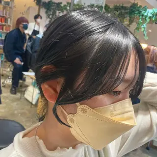 セミロング ヘアアレンジ 🇰🇷韓国スタイル レイヤー/ayanaのヘアスタイル