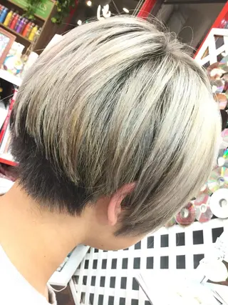 ショート 名駅★シールエクステ クオーレゼロ★加藤のヘアスタイル
