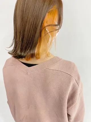 ショート カラー 新井 広之のヘアスタイル