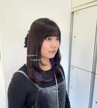 カラー nanaka :のヘアスタイル