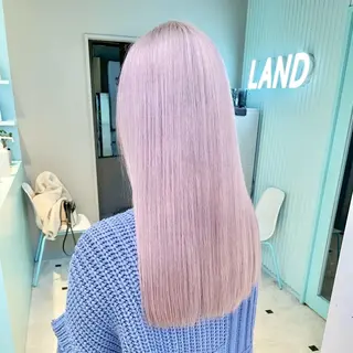 ロング カラー ハイトーン/韓国 レイヤー/るか🎀のヘアスタイル