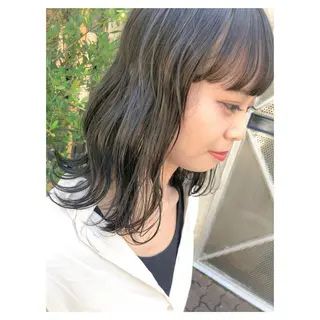 ミディアム カラー センスをお届けします 大谷将生infpのヘアスタイル