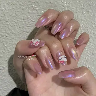 ネイル パラあり！フィルイン 美フォルムのネイルデザイン