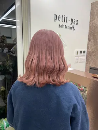 ミディアム カラー イヤリングカラー特化 🎀於曽能実夢のヘアスタイル