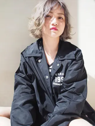 ミディアム カラー 似合わせカット🌿 前川のヘアスタイル