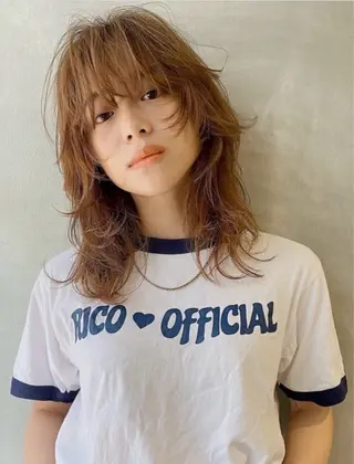 セミロング パーマ 🎀MAMI🎀 💖のヘアスタイル