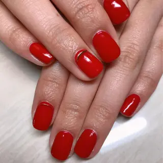 ショート .. momoko🕊のネイルデザイン
