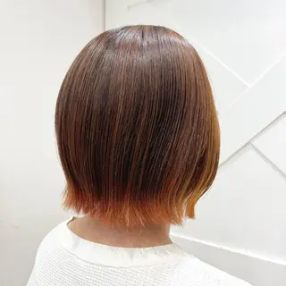 ショート カラー 韓国レイヤー 暖色カラー/さくらのヘアスタイル