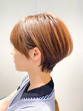 ショート くびれミディアム/似 合わせ/鎌倉/edAのヘアスタイル
