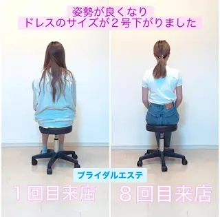 ブライダルエステ 美容整体・筋膜オイルのエステ・リラクイメージ