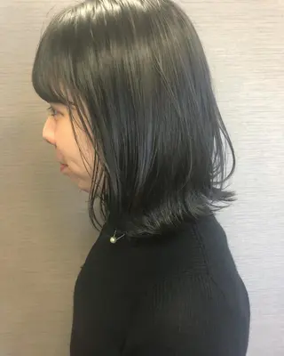 ミディアム カラー ヘアアレンジ せこぐち まいのヘアスタイル