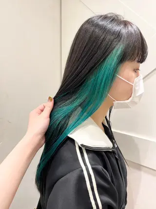 ロング カラー 韓国レイヤー 暖色カラー/さくらのヘアスタイル