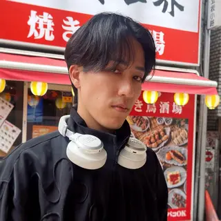 メンズ 毛流れヘア×眉 ワックス/RIKUのヘアスタイル