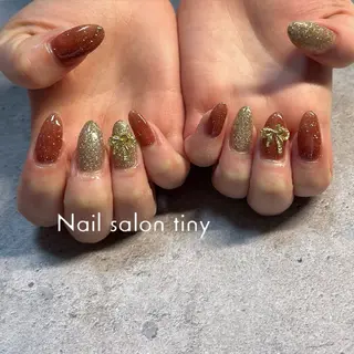 ネイル Nail salon tiny🩵のネイルデザイン