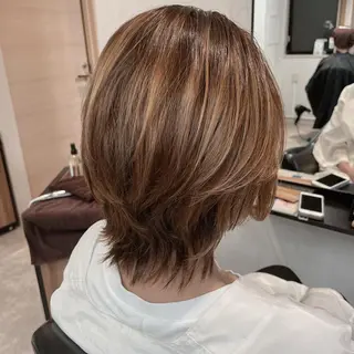 ショート カラー 山崎真実🌼メンズ カット募集中のヘアスタイル