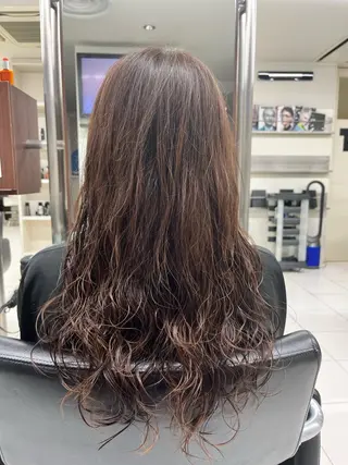 ロング パーマ 小野 達己のヘアスタイル