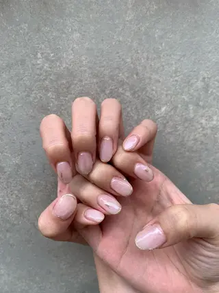 ネイル 【淡色color/ nail】maikoのネイルデザイン