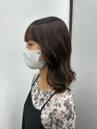 ミディアム カラー ヘアアレンジ 鈴木 アメリのヘアスタイル