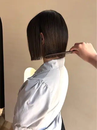 ショート レイヤー・ボブカット ／もえまる🌻のヘアスタイル