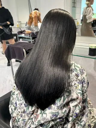 ロング カラー 表参道♡暗髪♡ 艶カラー♡アユミのヘアスタイル