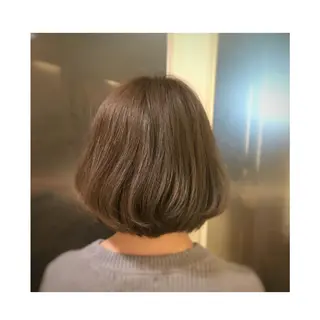 ミディアム カラー 加藤 あやみのヘアスタイル