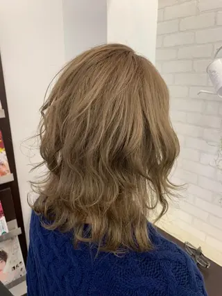 セミロング 北田 瑠人のヘアスタイル