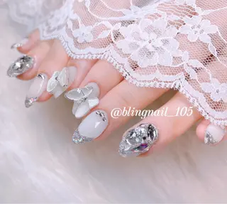 ネイル 23時まで❤︎韓国、 ワンホンネイルのネイルデザイン