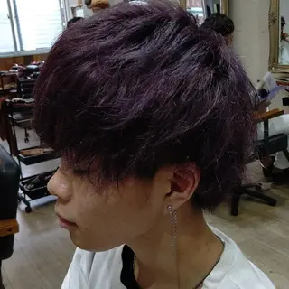 ミディアム カラー bathair  所属・bathair 持田侑祐のヘアスタイル