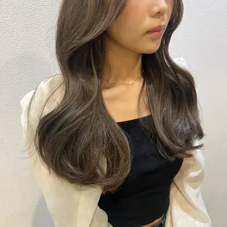 ロング カラー Lolonois梅田 /Okazaki:)のヘアスタイル