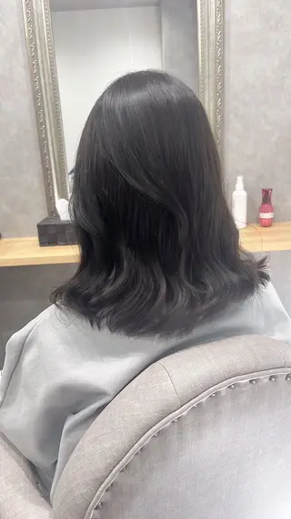 ミディアム カラー 透明感カラー/ ブリーチ無し/RYOのヘアスタイル
