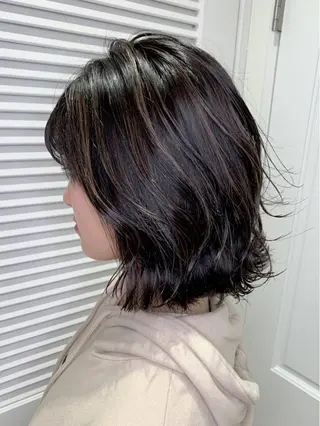 ミディアム 新宿 木下拓哉のヘアスタイル