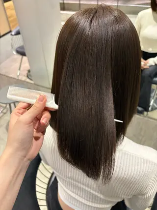 カラー ROAMERomo tesandoのぞみのヘアスタイル