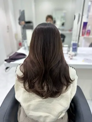 セミロング カラー 🐺韓国風メンズ特化 あさひ🐺のヘアスタイル