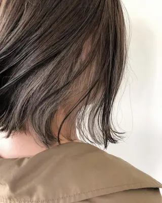 ミディアム ボブ/縮毛矯正 🌟梅田盛一🌟のヘアスタイル