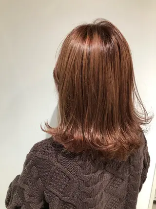 セミロング カラー 過去一の柔髪ヘア 🌿einshairのヘアスタイル