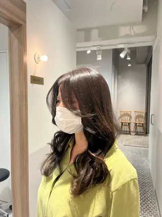 ロング 大宮レイヤーカット× 透明感カラー　rioのヘアスタイル