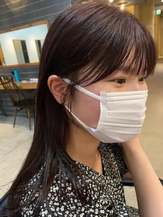 ミディアム カラー 砂原 ひよりのヘアスタイル