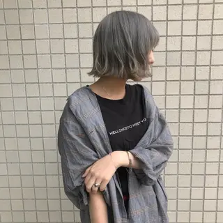 ショート カラー 畑中康志 美髪矯正/ハイトーンのヘアスタイル