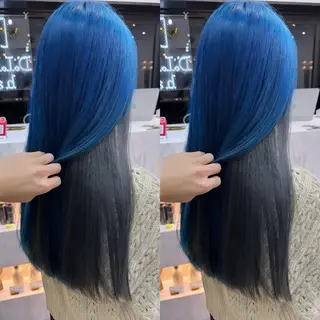 ロング カラー 髪質改善カラー🪞 美髪縮毛矯正🪞城のヘアスタイル