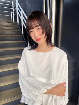 ショート カラー ヘアアレンジ 青髪特化🩵 ダブルカラーのヘアスタイル