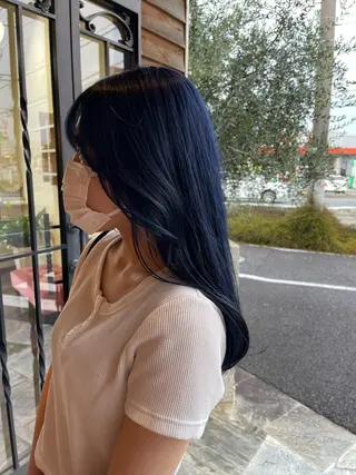 ロング 梶原 真帆のヘアスタイル