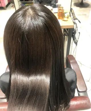 ロング 🎀♥️推しカラー tomoka💜🍭のヘアスタイル