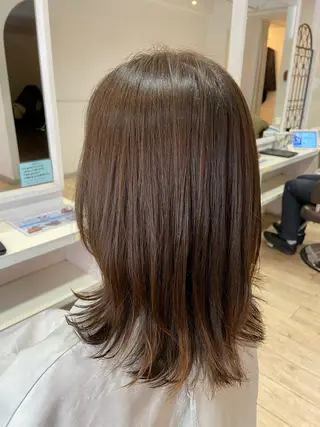 ミディアム 波川 幸功のヘアスタイル