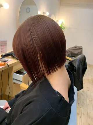 ミディアム 松下 颯のヘアスタイル