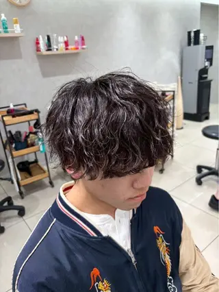 パーマ メンズ ｢縮毛矯正／カラー｣ /たいせいのヘアスタイル