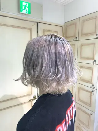 カラー メンズ ハイトーン職人 ♡中島凱人のヘアスタイル