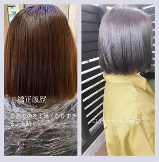 カラー 佐藤 沙也輝のヘアスタイル