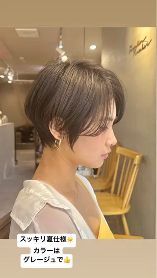 ショート 山崎 友雅のヘアスタイル