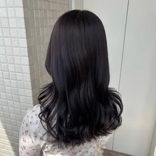 カラー 艶感カラー/オリーブ アレンジ：♡のヘアスタイル