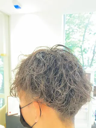 ショート パーマ メンズ 堀 舜介/メンズカットのヘアスタイル
